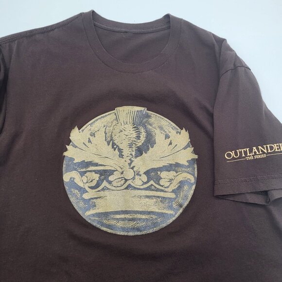 OUTLANDER The Series Unisex Brown Graphic Print T Shirt NO SIZE (M?) - Picture 2 of 7